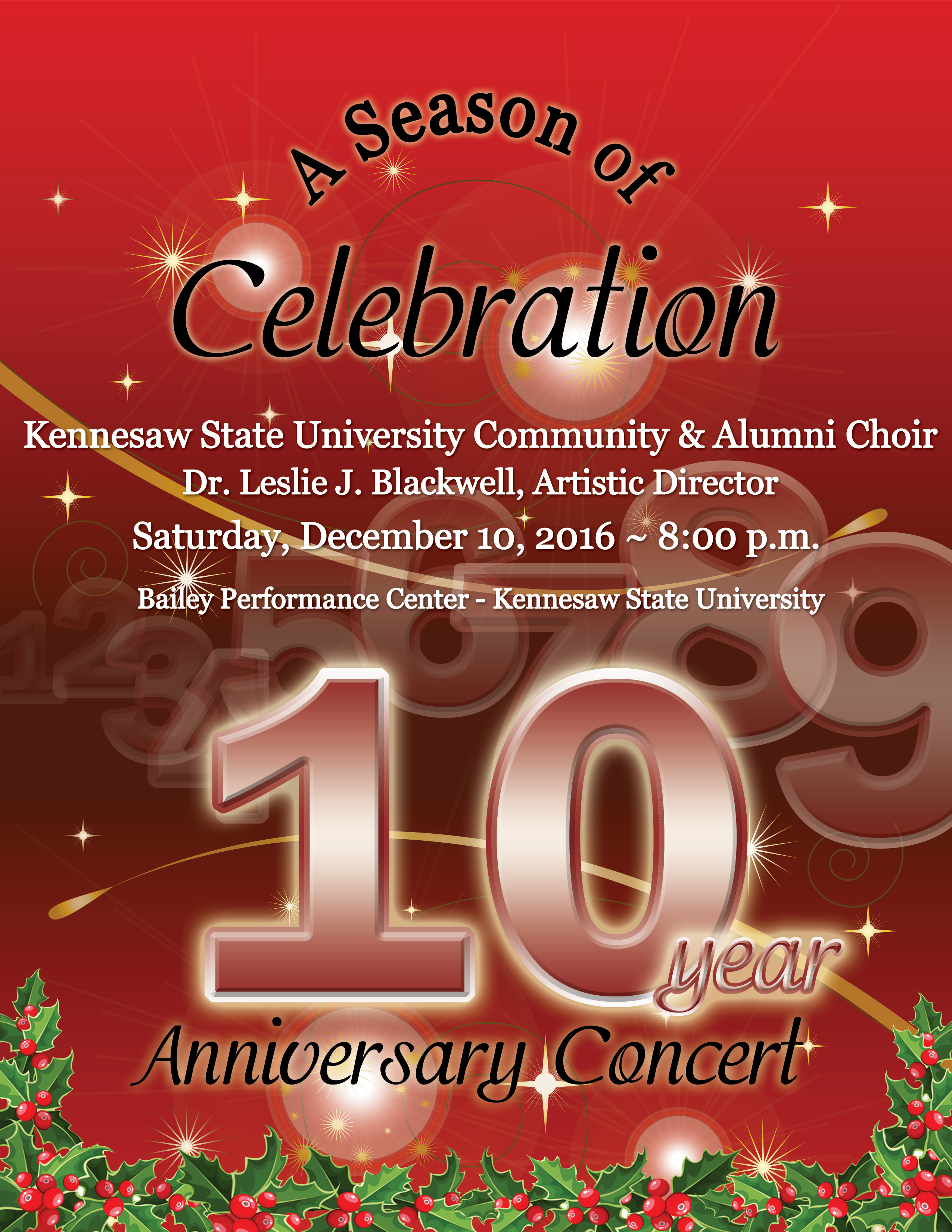 A Season of Celebration - 10 year Anniversary Concert