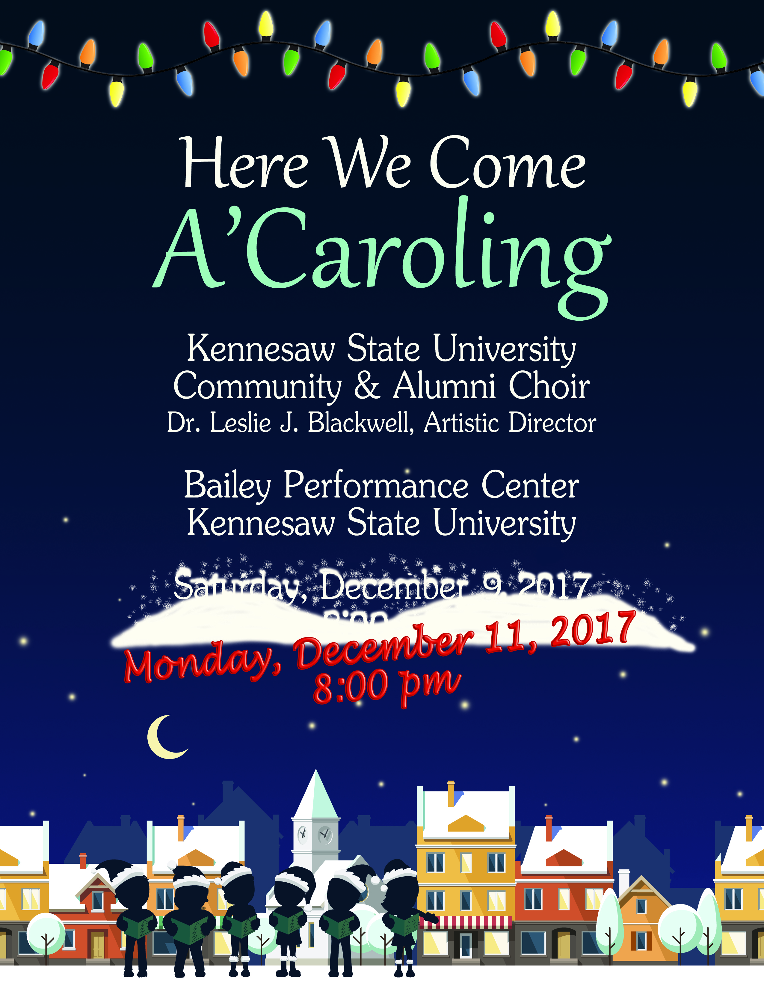 Fall 2017 - Here We Come A'Caroling