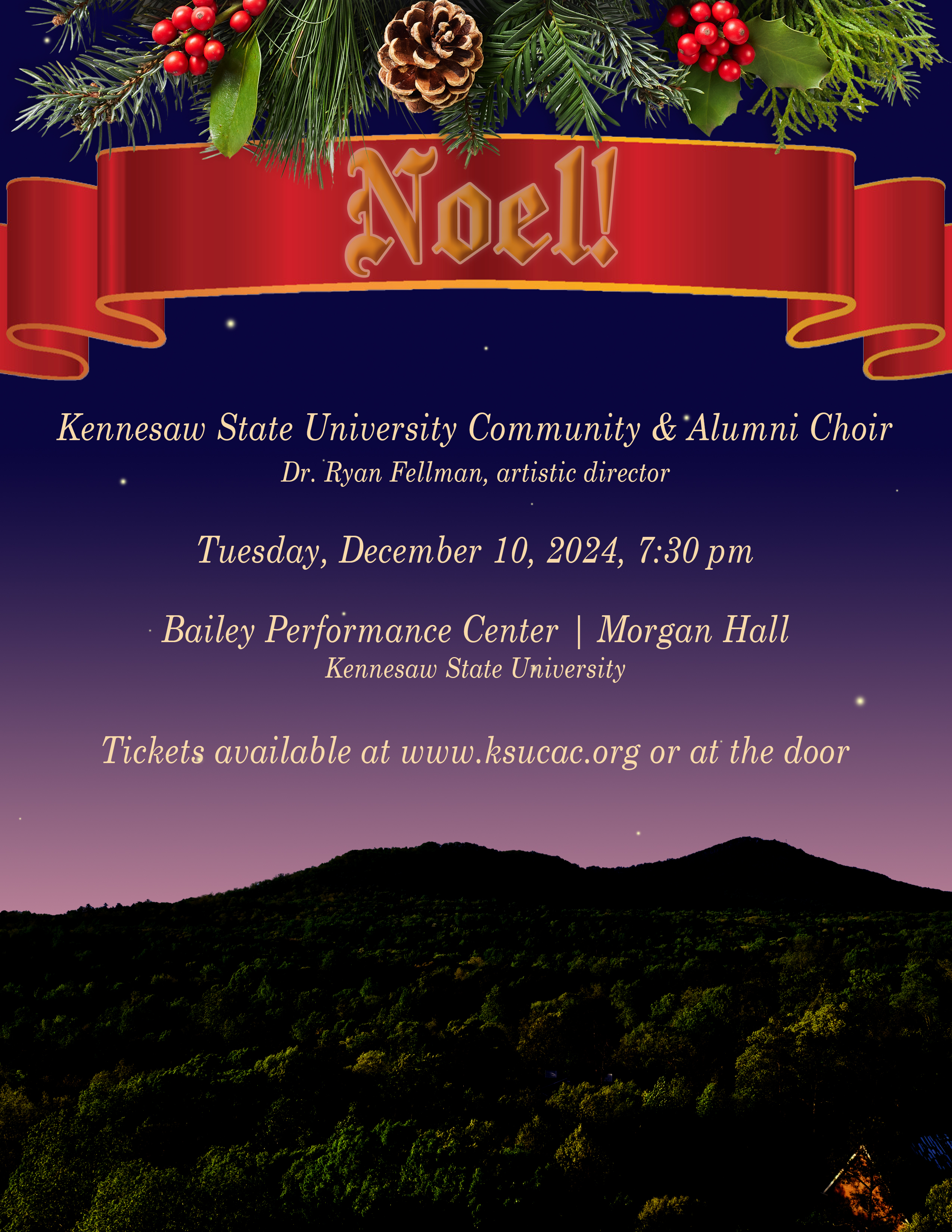 Noel Concert program cover