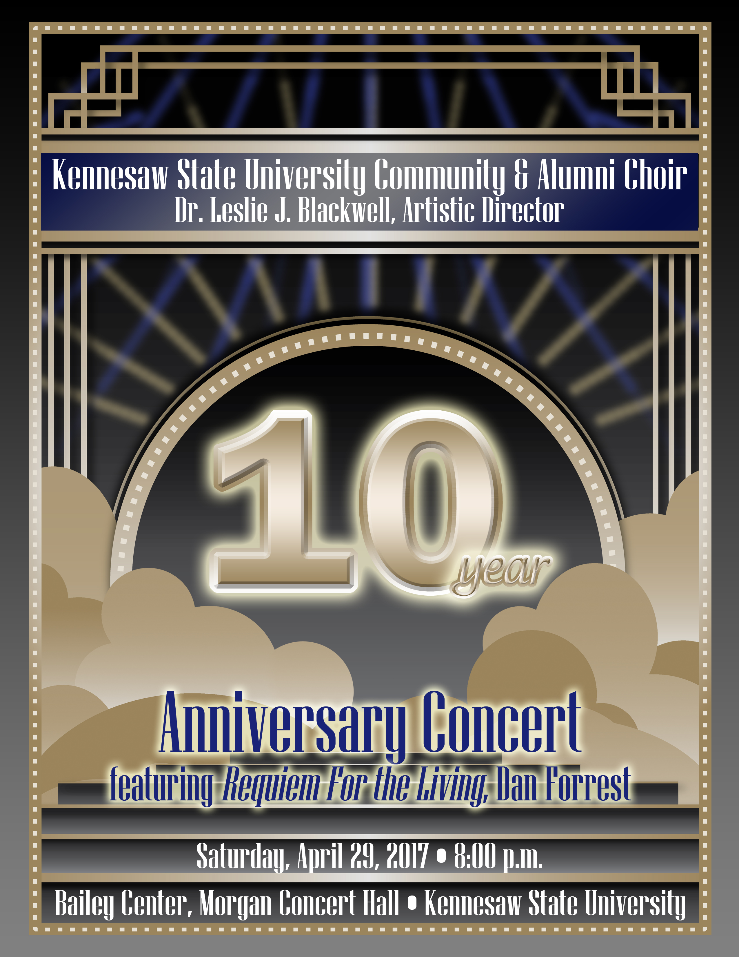 10 Year Anniversary Concert Program Cover